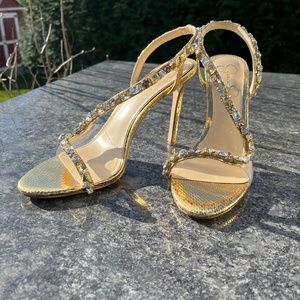 COPY - Jessica Simpson Sparkly Metallic Jaycin Heels. NWT and Box